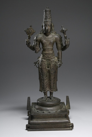 Vishnu, 13th century, India, Chola period (c. 850-1310), bronze. Kimbell Art Museum, Fort Worth